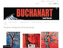 Tablet Screenshot of buchanart.com